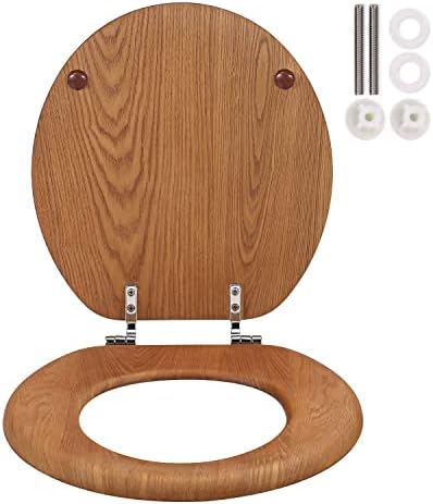 Wooden Toilet Seat Round with