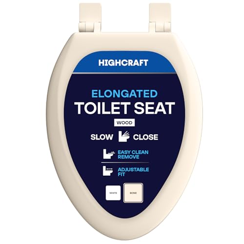 HIGHCRAFT Premium Elongated Toilet Seat