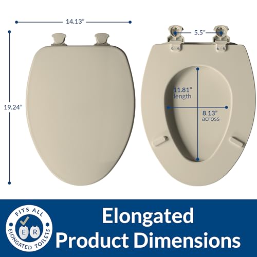 CHURCH Elongated Wood Toilet Seat view 3