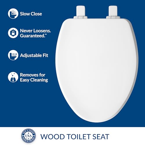 Bemis Ashland Modern Wood Toilet view 2