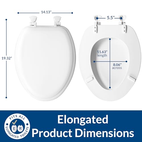 Mayfair Padded Toilet Seat Cushioned view 5