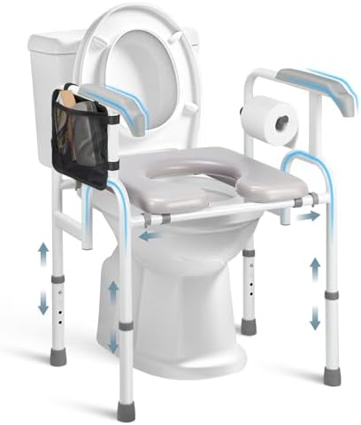 Bariatric Raised Toilet Seat with