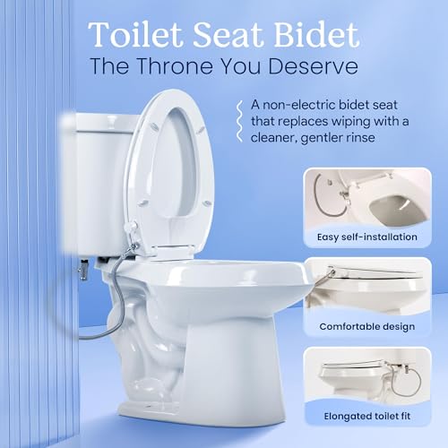 CLEAR REAR Elongated Bidet Toilet view 2