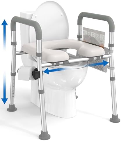 HOMLAND Raised Toilet Seat with