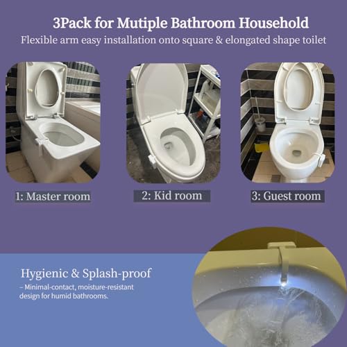 Chunace 3 Pack Toilet Night view 5