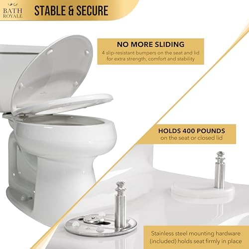 Bath Royale Elongated Toilet Seat view 5