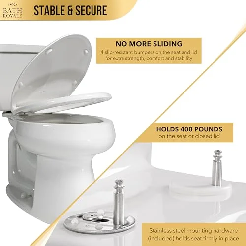 Bath Royale Slow Close Toilet Seat BR501 - view 5