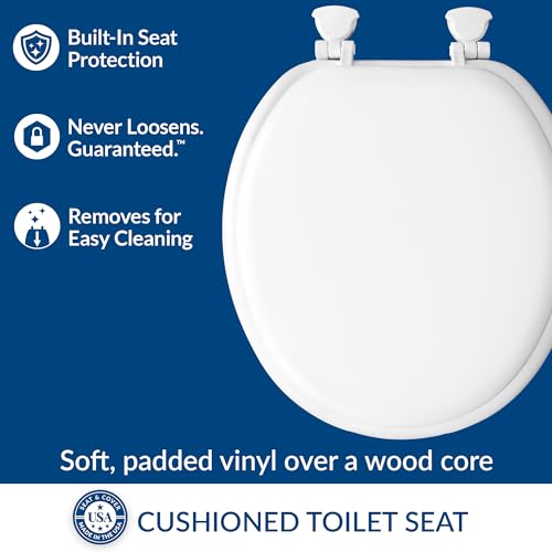 Mayfair Padded Toilet Seat Cushioned view 2