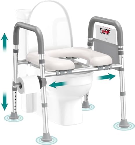 Soundfuse Padded Raised Toilet Seat