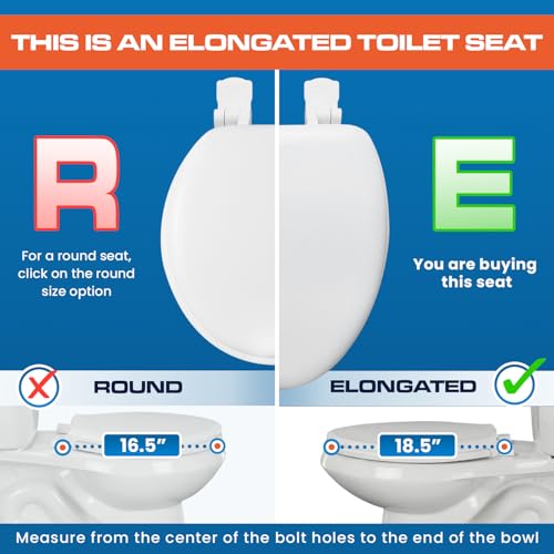 Plexon Elongated Soft-Close Toilet Seat view 3