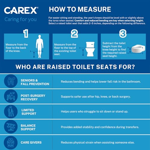 Carex E-Z Lock Raised Toilet view 2