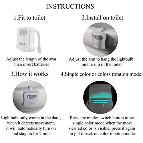 Toilet Night Light 2Pack by view 3