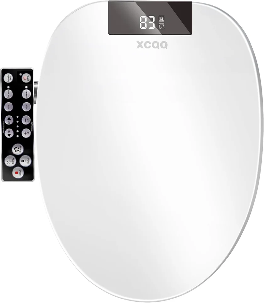 Electric Heated Bidet Seat LED Display