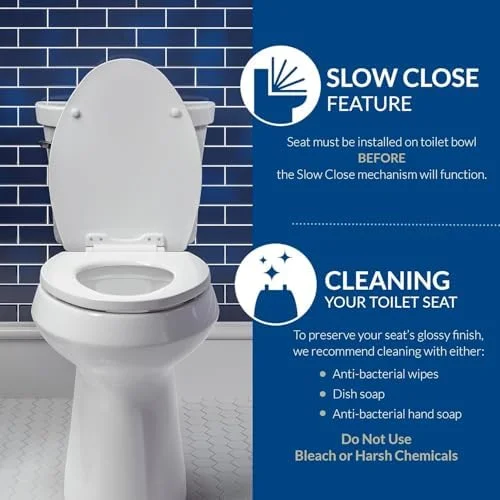 Mayfair Linden Slow Close Toilet Seat - view 5