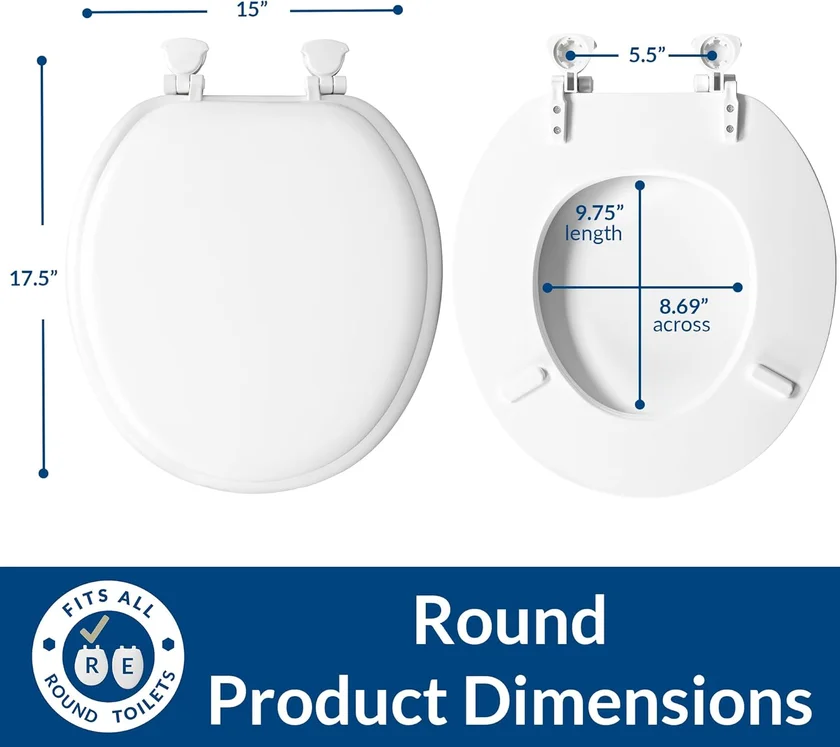 Mayfair Padded Toilet Seat Round - view 2