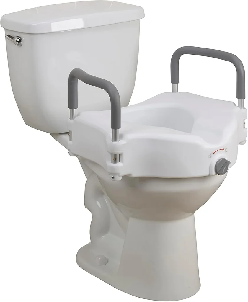 Drive Medical 2-in-1 Raised Toilet Seat